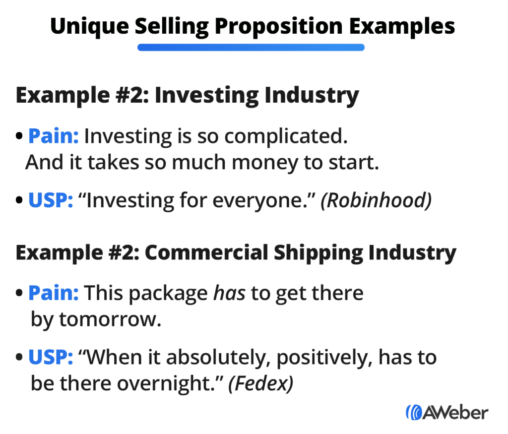 Examples of Unique Selling Propositions