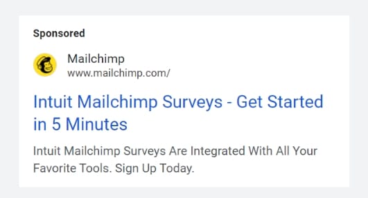 b2b google ads example