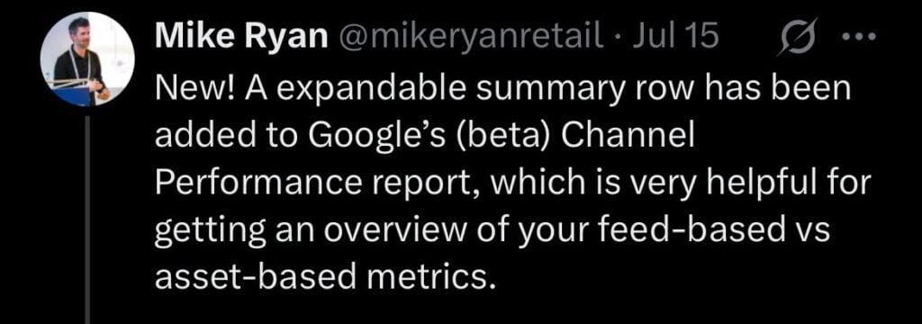 Improvements to eCommerce Google Ads