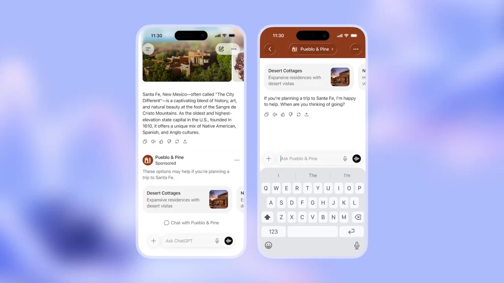 an example of chatgpt ads