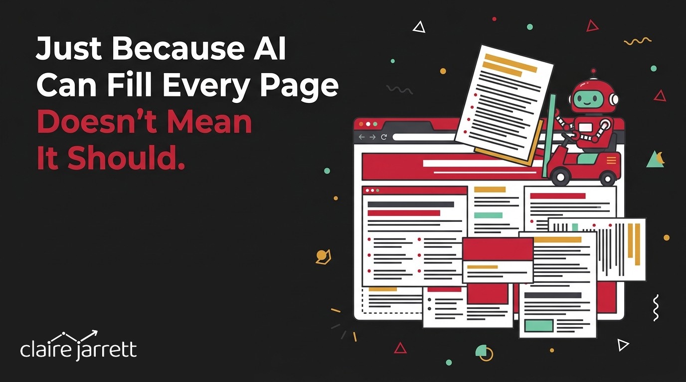 Just Because AI Can Fill Every Page Doesn't Mean It Should