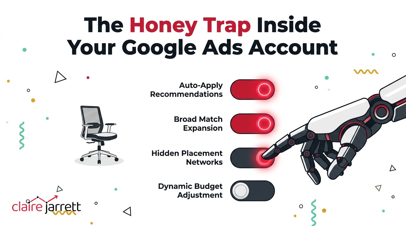 Google's AI Quietly Rewrote Her Keywords, the Honey Trap Inside Your Google Ads Account