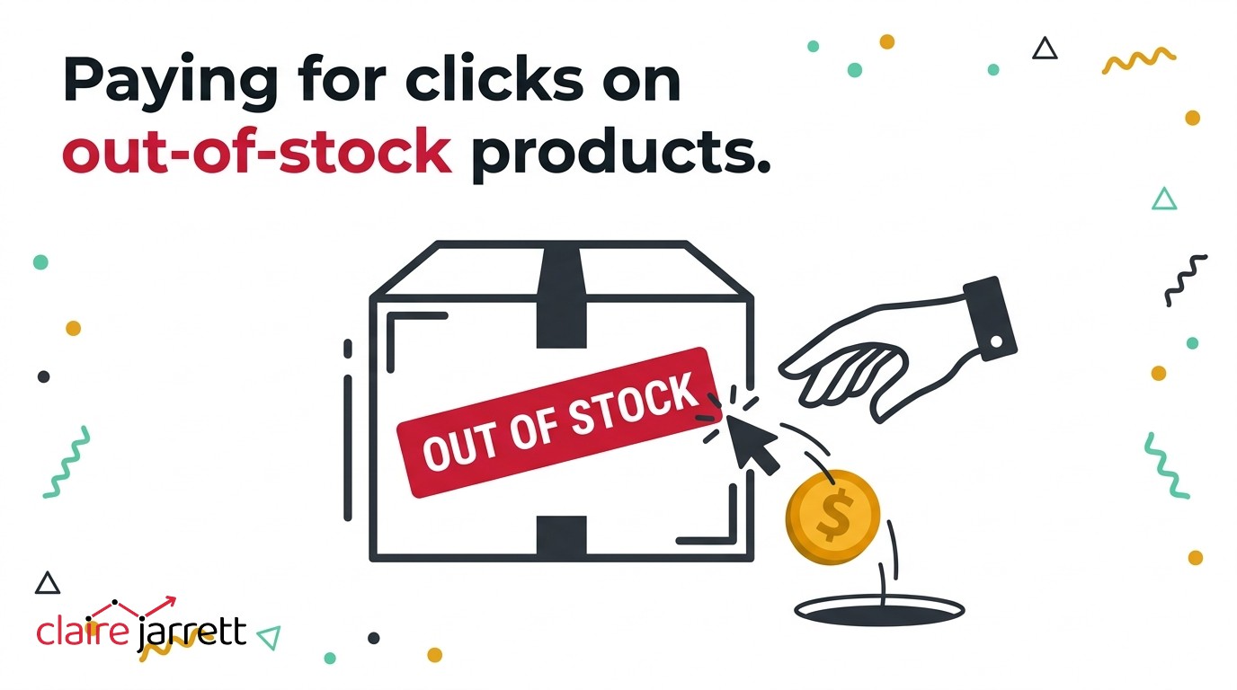 Retailers are paying for Google Ads clicks on out-of-stock products, wasting ad spend